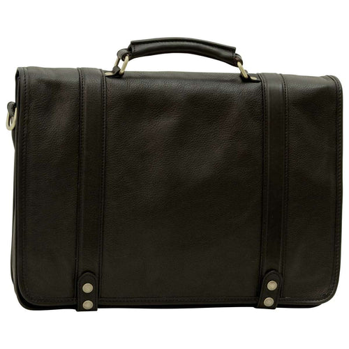 Briefcase Black — Calfskin Nappa Leather