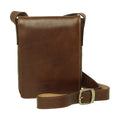 Crossbody Chestnut — Cuero Cowhide Premium