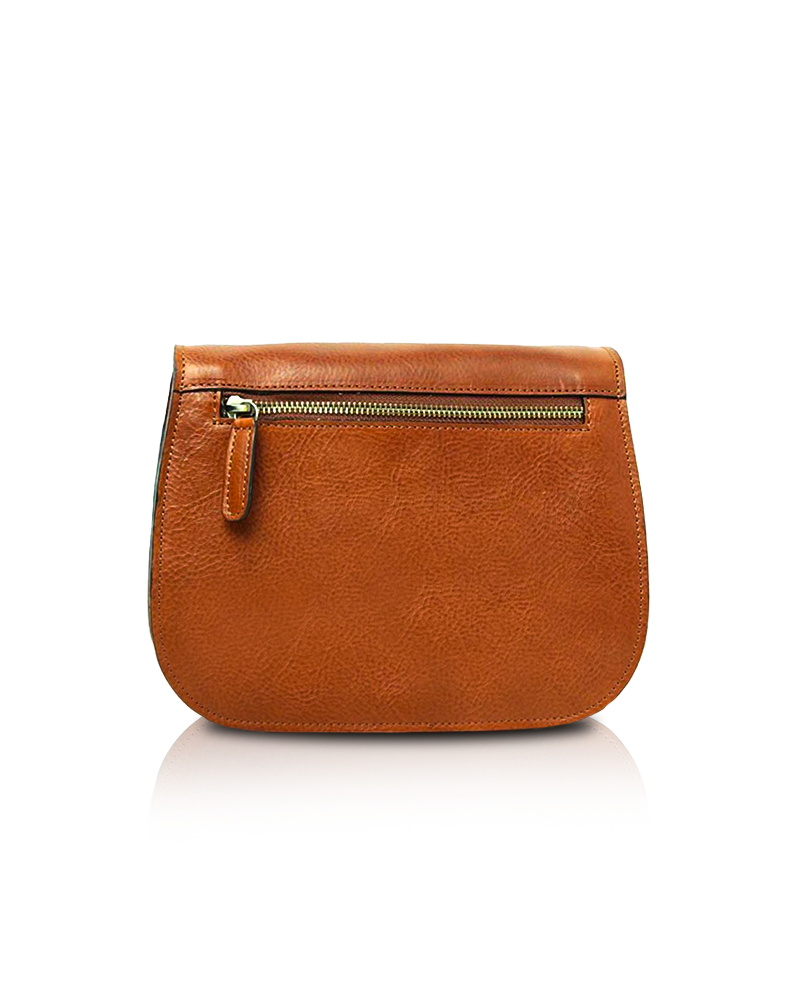 Shoulder Bag Brown — Full-Grain Calfskin