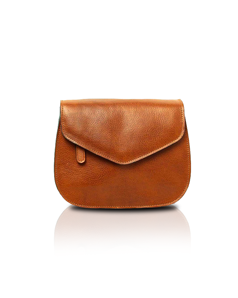 Shoulder Bag Brown — Full-Grain Calfskin