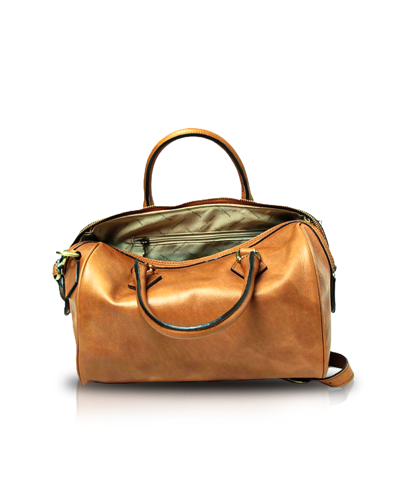 Double Handle Shoulder Colonial — Full-Grain Leather