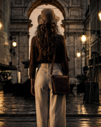 Crossbody Bag Chestnut — Premium Cowhide Leather