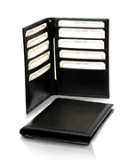 Card Holder RFID Black — Cowhide Leather