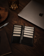 Card Holder RFID Black — Cowhide Leather