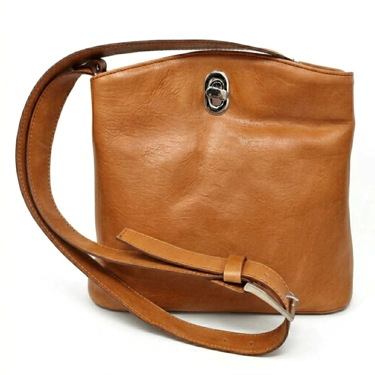 Bucket Bag Colonial — Cuero Full-Grain