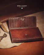 Women's Wallet — Full-Grain Calfskin Leather with RFID | Brown